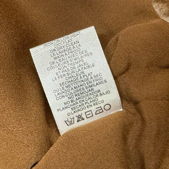 Anthropologie Greylin Sz S Jacket Dasia Plaid Swing Coat Brown Cream Boho Cozy - Picture 7 of 7